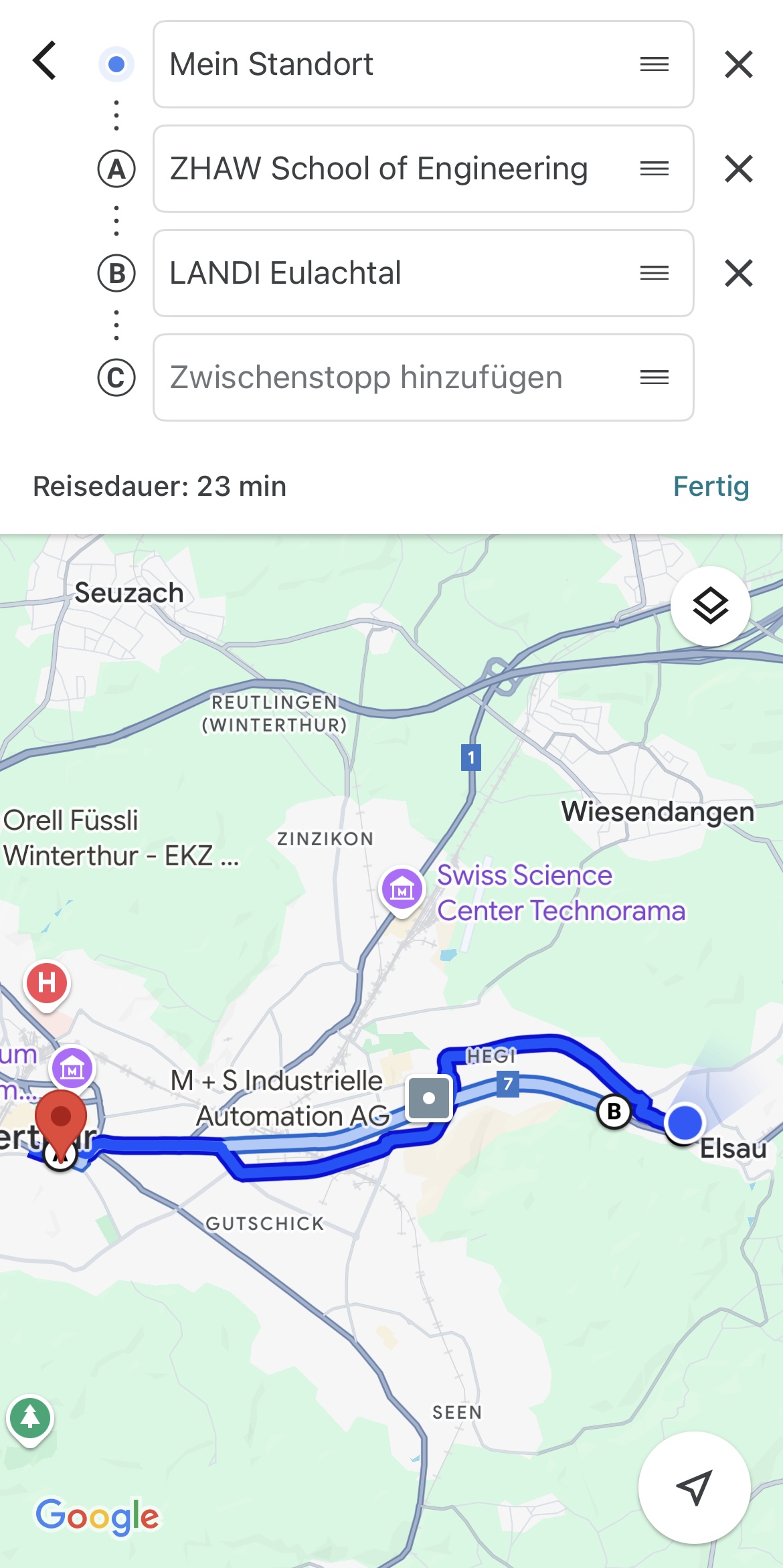 Zwischenstopp